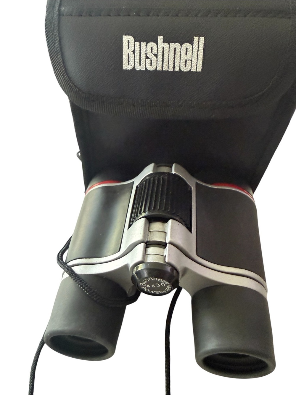 Bushnell 4X30 Power View Insta Ficus Compact Binoculars With Black Case Safari